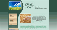 Desktop Screenshot of pfefferfuneralhome.com